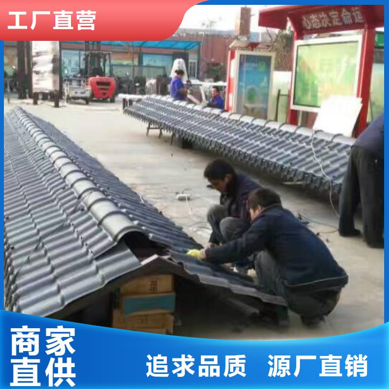 仿古公交站台品质过硬智慧城市公交站台