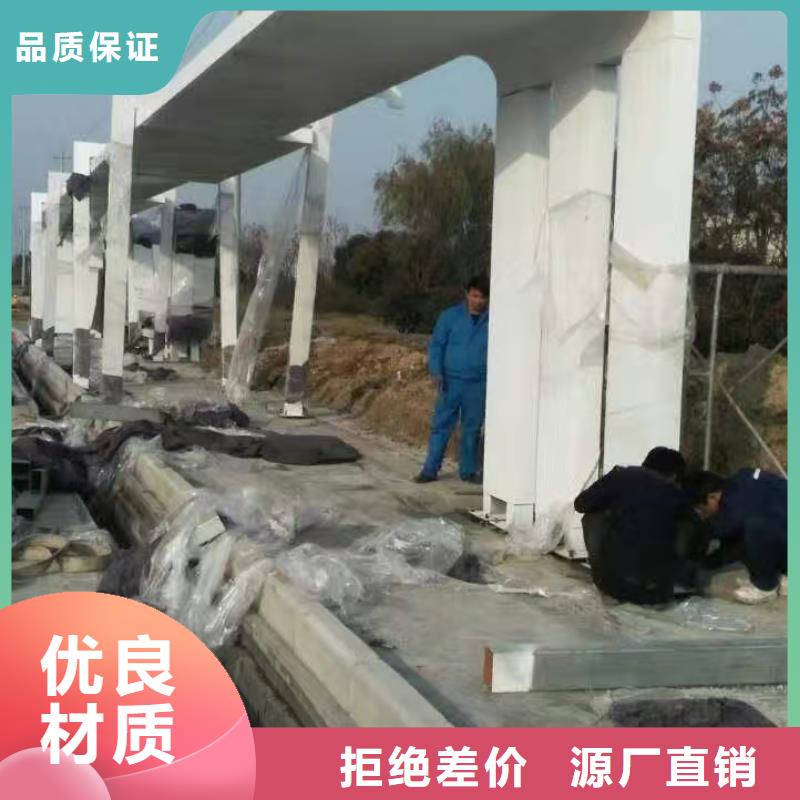 仿古公交站台品质过硬智慧城市公交站台